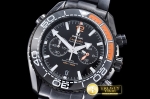 OMG0492A - Basel 2016 P-Ocean Chrono PVD Black/Org OS20 Quartz