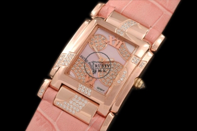 PP0057A - Ladies 4910/49G Twenty-4 RG/LE Pink MOP - Swiss Qtz