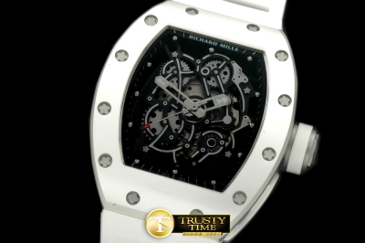 RM076C - RM055 Bubba Watson Tourbillon CER/SS/RU Custom Skeleton