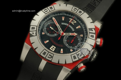 ROG009D - Chronoexcel SS/RU/Red Black Manual HW Chrono