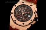 AP0110 - Royal Oak Chronograph RG/LE Brown A-7750 Sec@12