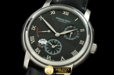 AP0164 - Jules Audemars Reserve/Duo Time SS/LE Black Asian 23J