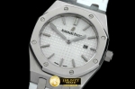 AP0258A - Royal Oak Ladies SS/LE White S-Qtz