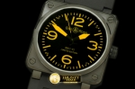 BR076B - BR01-92 Automatic PVD/RU Black/Amble A-2836