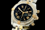 BSW0146B - Chronomat Evo SS/YG Black Roman A-7750 28800