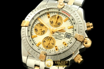 BSW0197A - Chronomat Evo SS/YG White Sticks A-7750 28800bph