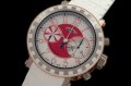 DEW002B - Academia Chronograph TI/RG/RU White/Red A-7750 28800