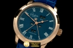 GLA0021D - Senator Perpetual Calendar RG/LE Blue Asian 2813