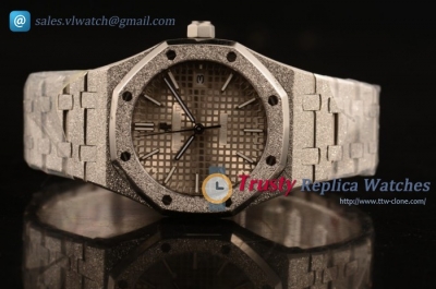 Audemars Piguet - Royal Oak SS/SS Grey Dial Stick Markers Calibre 3120 (EF)