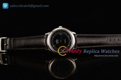 Omega - De Ville Prestige Co-Axial SS/LE Black Dial Clone Omega Calibre 2500 Auto (YF)