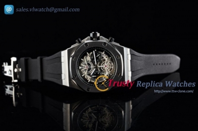 Audemars Piguet - Royal Oak Offshore Tourbillon Chronograph Skeleton SS/RU Miyota Quartz