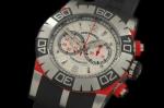 ROG014A - Easy Diver Chronoexcel SS/Red/RU White A-7750 Mod