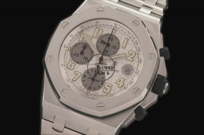 AP0058A - AP ROO Chrono "ULTIMATE" White/Grey - A7750 Secs @ 12