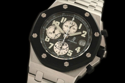 AP0058D - AP ROO Chrono "ULTIMATE" Black/Wht R/B- A7750 Secs@12