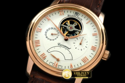 BLP009A - Carrousel Tourbillon RG/LE White Asian 2813