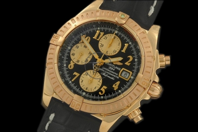 BSW0047C - Chronomat Evolution FG Black Numerals -LB - Asia 7750