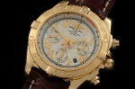 BSW0118D - Chronomat B01 YG/LE White Roman Sticks A-7750