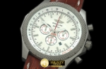 BSW0160B - Bentley Barnato Chrono SS/LE White Jap OS20 Qtz