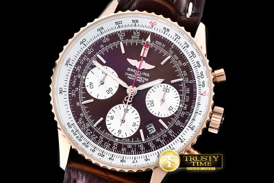 BSW0321F - Navitimer RG/LE Brown Asia 7750 Mod