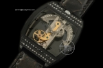 COR021D - Golden Bridge PVD Blk/Diam/LE Asian Auto 2813 Skeleton