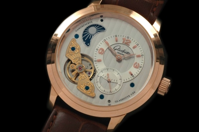 GLA0014A - Panaomatic Moonphase Tourbillon RG/LE White Asia 21J