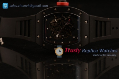 Richard Mille RM 055 Bubba Watson Black Skeleton Dial CA/RU Miyota 9015