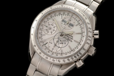 OMG0088B - Speedmaster Day Date 3221.30.00 SS/SS White A-7751