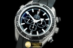 OMG0174 - Planet Ocean 45.5 Chrono SS/RU Blk/Bez/Wht 7750