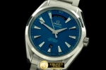 OMG0304B - Aqua Terra Day/Date SS/SS Blue Swiss 2836