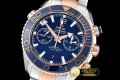 OMG0468D - Planet Ocean Chrono RG/SS Blue Asia7750 Mod 9301