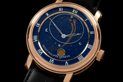 PP0076B - Skymoon Automatic RG/LE Blue Asian 2813 21J