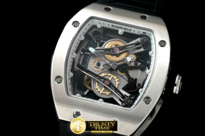 RM067C - Bubba Watson Tourbillon SS/RU White Swiss Qtz