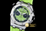 AP0330 - AP Offshore Diver Chronograph L-Green - Seiko VK64