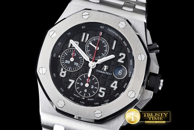 AP0374B - AP Royal Oak Chrono 26470 SS/SS Black A3126 - Noob