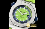 AP0413D - Royal Oak Diver SS/RU Green JF MY9015 Mod A3120