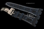 APACC003D - Blue Horn Back Leather Strap c/w Clasp For AP Watche
