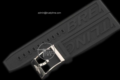 BLACC003B - Rubber Strap 2008 Breitling Watches 22/20 - Black