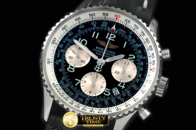 BSW0281E - Navitimer SS/LE Black Num 7750