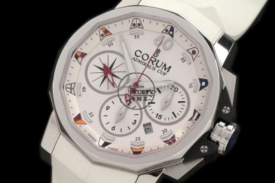 COR010B - Admiral Cup Challenge Chrono White RB - New Asia 7750