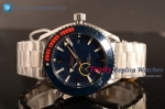 Omega - Seamaster Planet Ocean Master SS/SS Blue Dial Clone Omega 8900 Auto (EF)