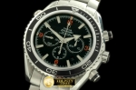 OMG0312C - Planet Ocean 45.5 Chrono SS/SS Black 7750