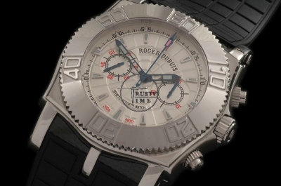 ROG004B - Easy Diver Chrono (Updated) SS/RU White - Lemania