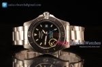 Breitling SuperOcean 44mm 2824 Auto Steel Case with Black Dial and Steel Bracelet Black Hands - 1:1 Origianl (GF)