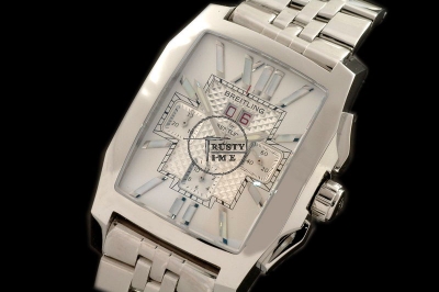 BSW0064E - Flying B Chrono SS/SS White Asia 7750 Secs @ 3