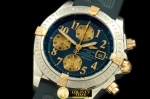 BSW0217D - Chronomat Evo SS/YG/RU Blue Num A-7750 28800bph