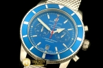 BSW0260C - Heritage Chrono SS/ME Blue Jap OS20