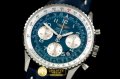 BSW0281C - Navitimer SS/LE Blue Num 7750