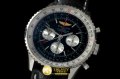 BSW0287B - Navitimer GMT SS/LE Black A-7750