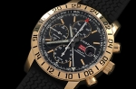 CH008G - Chronograph Mille Miglia GMT 2005 Black FG - New A7750