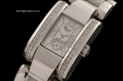 CH038A - Las Strada Ladies SS/Diam White Swiss Qtz c/w Boxset